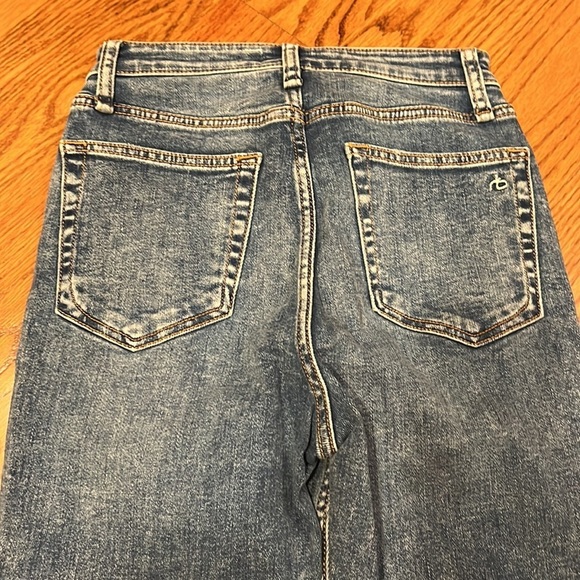 NWT Rag & Bone Woman’s Pebbles Casey High Rise Ankle Flare Jeans Size 24 - Picture 6 of 7
